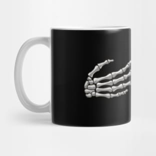 skeleton hands, halloween sticker Mug